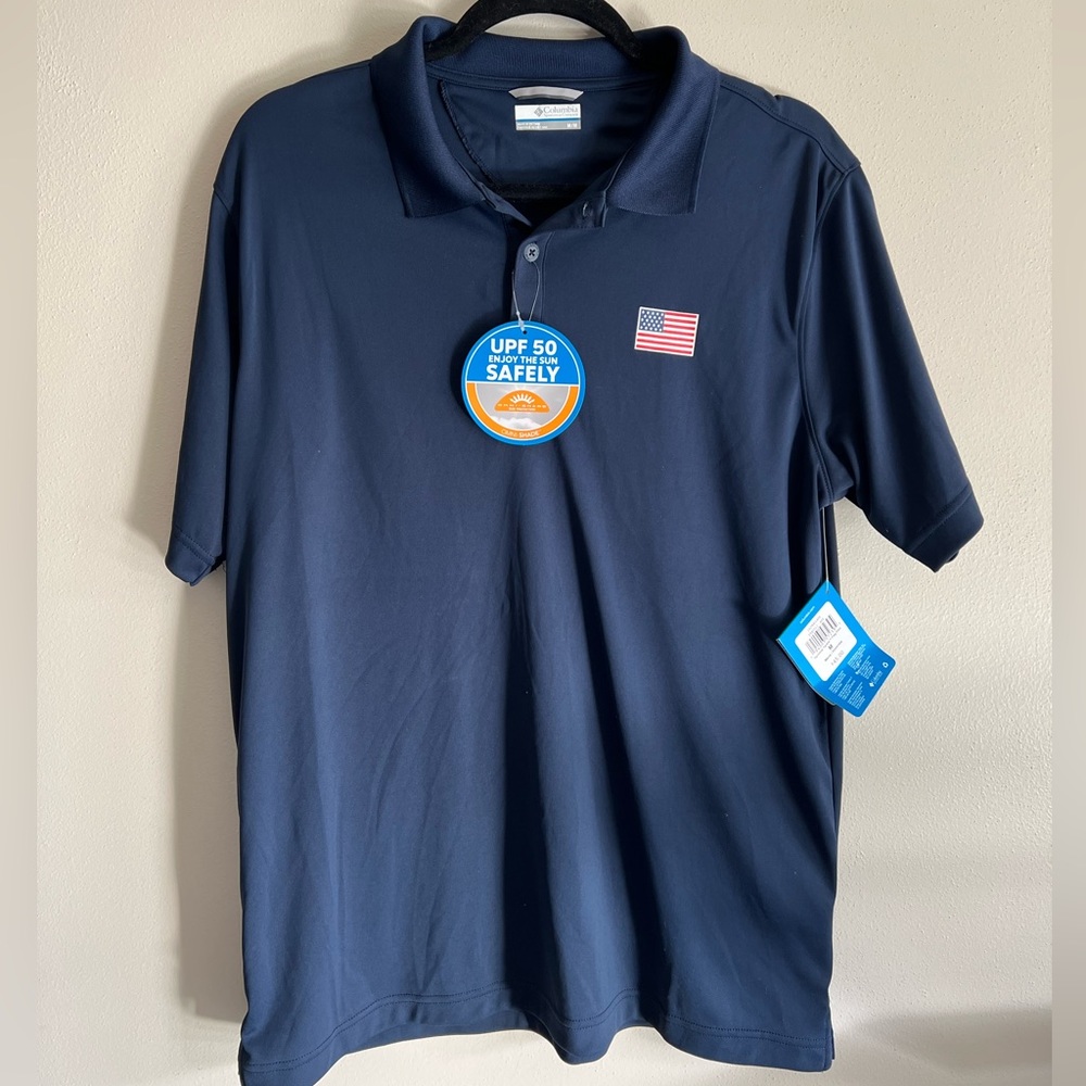 NWT- Mens Columbia Golf Polo